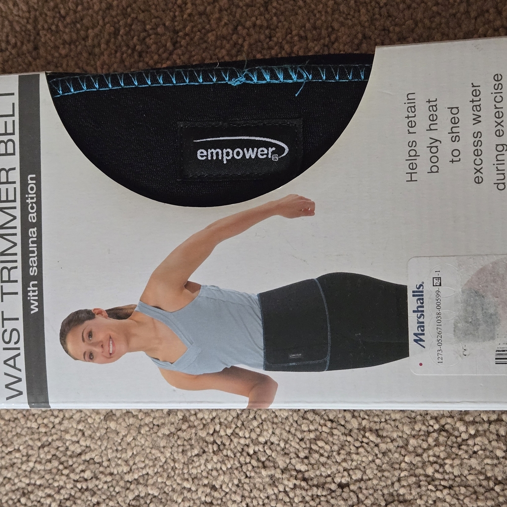 Empower Waist Trimmer Belt with Sauna Action
